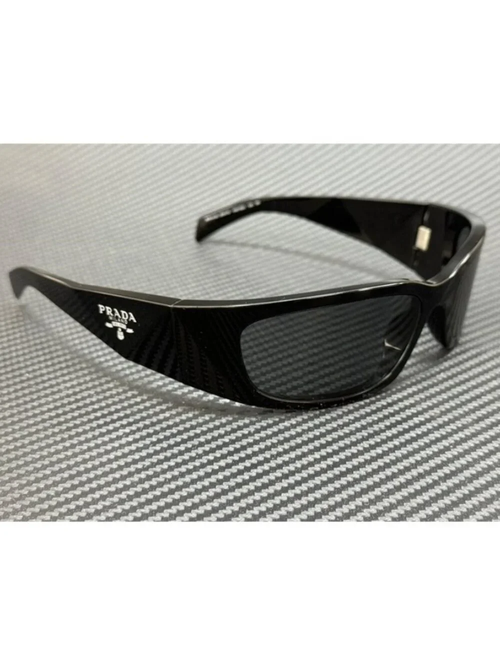 New PRADA Men Black Sunglasses 60-18-120